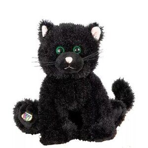 Webkinz Black Cat New without tags Retired Farmhouse Pumpkin FREE with Webkinz